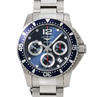 Longines HydroConquest L3.744.4 Stainless steel Blue