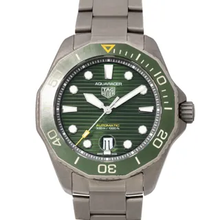 TAG Heuer Aquaracer WBP208B 44mm Titanium Green