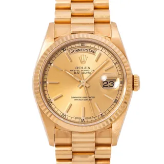 Rolex Day-Date 36 18238 18k yellow gold Golden