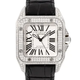 Cartier Santos 2878 44mm Stainless steel Silver