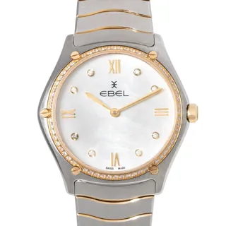 Ebel Sport Classic 1216512A 33mm Yellow gold and Stainless steel White