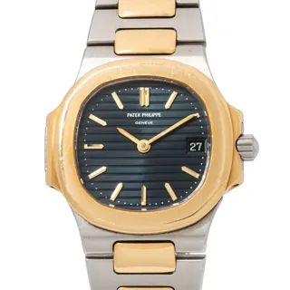 Patek Philippe Nautilus 4700 27.5mm Stainless steel and 18k yellow gold Blue and Gray