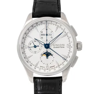 Union Glashütte Belisar D014.425.16.017.00 42mm Stainless steel White