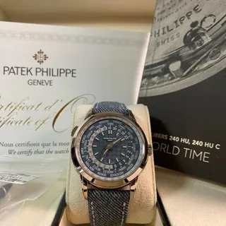 Patek Philippe Complications 5330G-001 40mm White gold Blue