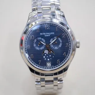 Patek Philippe Annual Calendar 4947/1A-001 38mm Stainless steel Blue