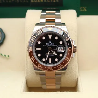 Rolex GMT-Master II 126711CHNR 40mm Yellow gold and Stainless steel Black