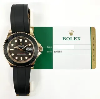 Rolex Yacht-Master 40 116655 40mm Rose gold Black