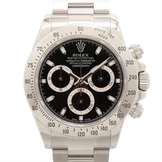 Rolex Daytona 116520 ( (1988-2015)) 38mm Stainless steel Black