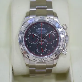 Rolex Daytona 116509 ( DIAL) 40mm White gold Black