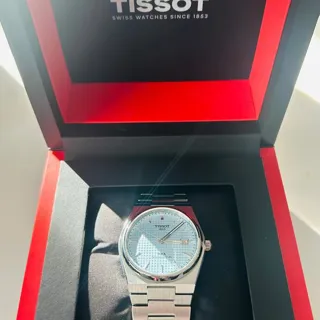 Tissot PRX Powermatic 80 T137.407.11.351.00 40mm Stainless steel Ice blue