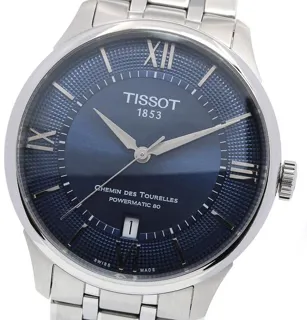 Tissot T139.807.11.048.00 39mm Stainless steel Blue