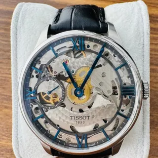 Tissot Chemin de Tourelles T099.405.16.418.00 42mm Stainless steel Skeletonized