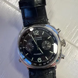 Panerai Radiomir Rattrapante PAM 00214 45mm Stainless steel Black