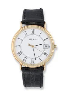 Tissot 33mm 14k yellow gold White