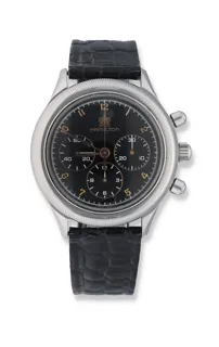 Hamilton 36mm Stainless steel Black