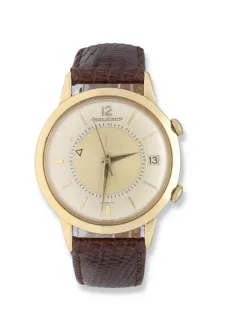 Jaeger-LeCoultre Memovox 37mm 18k yellow gold Silver