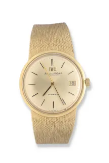 IWC 1818 35mm 18k yellow gold Golden