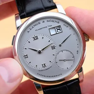 A. Lange & Söhne Lange 1 101.025 38.5mm Platinum Silver