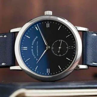 A. Lange & Söhne Saxonia 215.029 37mm White gold Black