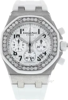 Audemars Piguet Royal Oak Offshore 26048SK.ZZ.D010CA.01 Stainless steel and Rubber White