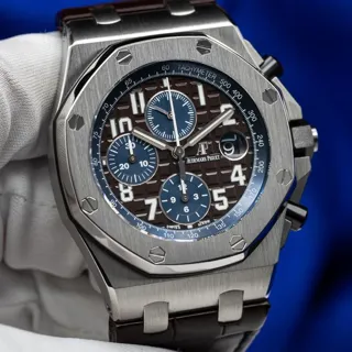 Audemars Piguet Royal Oak Offshore 26470ST.OO.A099CR.01 42mm Stainless steel Brown