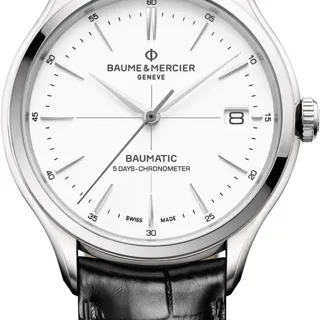 Baume & Mercier Clifton M0A10518 40mm Stainless steel White