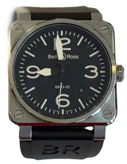 Bell & Ross BR 03-92 Steel BR0392-BL-ST 42mm Steel Black