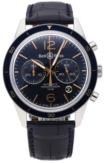 Bell & Ross BR 126 BRV126-BLU-ST/SCR 43mm Stainless steel Blue