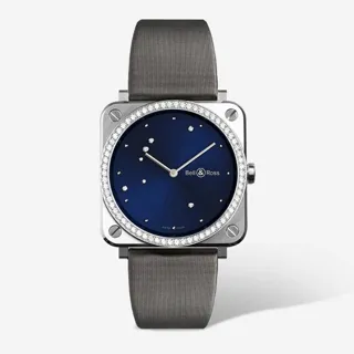 Bell & Ross BR S BRS-EA-ST-LGD/SCR/SAT 39mm Steel Blue