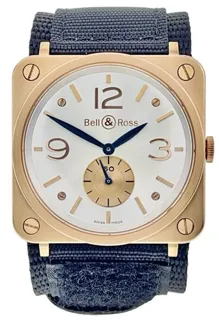 Bell & Ross BR S BRS-70-R 39mm Rose gold Silver