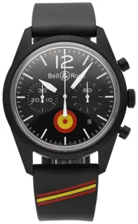 Bell & Ross Vintage BRV126-BL-CA-CO/ES 43mm Stainless steel Black