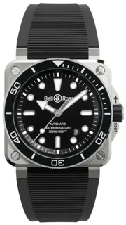 Bell & Ross BR 03 Diver Black Steel BR03A-D-BL-ST/SRB 42mm Steel$Ceramic Black