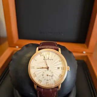 Blancpain Villeret 6606A-3642-55A 40mm Red gold White