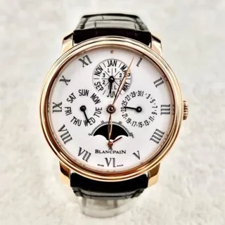 Blancpain Villeret 6659-3631-55B 42mm Red gold White