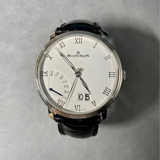 Blancpain Villeret 6668-1127-55B 40mm Stainless steel White