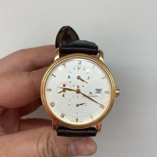 Blancpain Villeret 6260-3642-55B 38mm Rose gold White