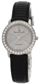 Blancpain B0096A 192GC 26mm White gold Silver