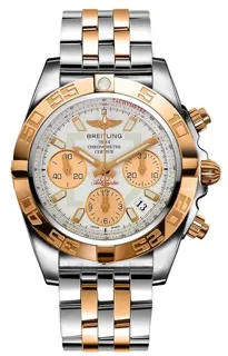 Breitling Chronomat CB014012G713378C 41mm Rose gold and Stainless steel Silver