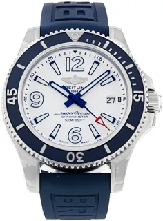 Breitling Superocean A17366 43mm Steel White