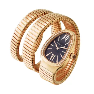 Bulgari Serpenti 18k rose gold Black