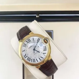 Cartier Ballon Bleu 36mm W6900356 36mm Yellow gold Silver