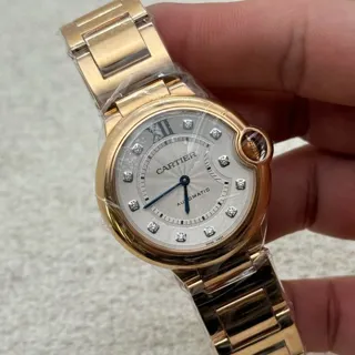 Cartier Ballon Bleu 36mm we902026 36mm Rose gold Silver