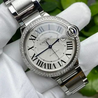 Cartier Ballon Bleu 42mm W69012Z4 42mm Stainless steel Silver