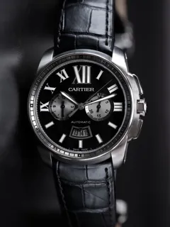 Cartier Calibre de Cartier Stainless steel Black