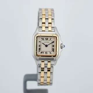 Cartier Panthère 66921 22mm Yellow gold and Stainless steel White