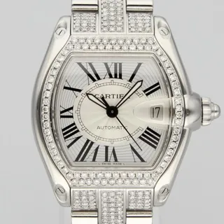 Cartier Roadster 2510 37mm Stainless steel Silver