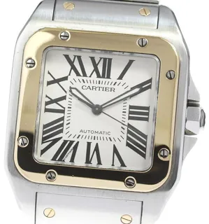 Cartier Santos 100 W200728G 38mm yg Silver