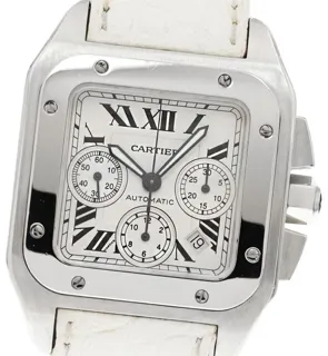 Cartier Santos 100 W20090X8 41mm Stainless steel Silver