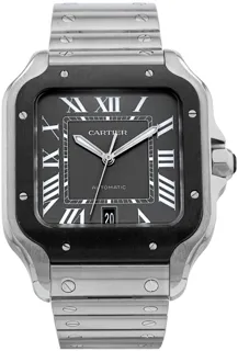 Cartier Santos WSSA0037 Stainless steel Gray