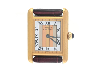 Cartier Tank Silver and Gilt